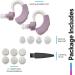 Set of 2 Small Noise-Reducing Digital Devices for Adults, Seniors & Women - Purple - Buy Online on SooperMarket.com