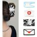 Colorful Novelty Shape Woman Teens Hair Ponytail Hair Claw Delicate Hair Clip Durablity Taking Photo Hair Supply Mouse cursor - Buy Online on SooperMarket.com