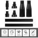 Hemoton Fountain Nozzle Set - 8 Spring Nozzles for Water Features Ponds & Fountains | Premium Fountain Attachments - Buy Online on SooperMarket.com