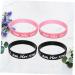 MAGICLULU 4pcs Valentines Day Gift Connecting Bracelets for Couples Wedding Party Gifts Bf and Bracelets Couple Bracelets Valentines Day Bracelets Silicone Slap Bracelets Lovers Earrings As Shown 20X6.4X1.2cm - Buy Online on SooperMarket.com