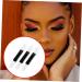 Gogogmee 100pcs Make up Applicators for Face Dual Sided Eyeshadow Brush Makeup Eyeshadow Brush Smudge Brush M White - Buy Online on SooperMarket.com