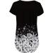 Womens Tunic Tops 2023 | Trendy Short Sleeve Button Down Shirt | Black-3 Medium - Buy Online on SooperMarket.com