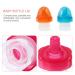 Kisangel 4Pcs Spill Proof Water Bottle Cover for Kids | SoftSip Food Pouch Top | Juice Soda Lid for Toddler Baby - Buy Online on SooperMarket.com