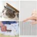 Cat Brush 3 Pcs Solid Wood Pet Comb Grooming Tool Dog Flea Comb Pet Combs Suitable for Cats Dogs Rabbits and Other Pets Grooming Long Hair Hair Cleaning and Flea Cleaning - Buy Online on SooperMarket.com
