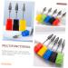 PLAFOPE Nail Polisher Drill Bits for Nail Professional Drill Bits Nail Grinding Drill Bit Nail Art Supplies Nail Drill Bit Metal Nail Bits Nail Grinding Heads Nail Drill Tips Polishing Bit 7x1.3cm As Shown 1 - Buy Online on SooperMarket.com