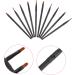 Healeved 30 Pcs Nose Shadow Brush Makeup Concealer Brush Eye Makeup Applicator Artificial Fiber Black - Buy Online on SooperMarket.com