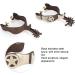 Horse Spurs Low Carbon Steel Horse Boot Spurs Decoration West Cowboy Style Horse Spurs for Riding - Buy Online on SooperMarket.com