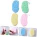 Healeved 4pcs Bath Sponge Set - Portable Baby Body Scrubber & Shower Tool - Child Household Bath Accessory - Sponge Brush 13x7cm - Buy Online on SooperMarket.com