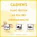Alcoeats Cheddar Cheese Flavored Cashews - Halal Paleo All Natural Snack - Premium Quality 16 Oz Pack for Adults and Kids - Buy Online on SooperMarket.com