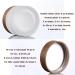 Tuakimce 6-Piece Glass Cream Can Set - Refillable Containers with Wooden Grain Lid for Cosmetics & Lottery - 15ml & 30ml Sizes - Buy Online on SooperMarket.com