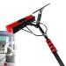 Water Fed Pole Kit Water Fed Telescopic Brush Squeegee Water/Hose Fed Pole Window Cleaning Brush Equipment Cleaning 35cm Brush Head 4M/13FT
