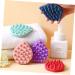 Silicone Shampoo Comb & Scrubber Massager | Scalp & Body Brush for Baby Shower | Dark Blue | 1pc - Buy Online on SooperMarket.com