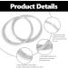 Buy Keenso Badminton Racket String - 2 Pieces 10m High Flexibility 0.7-0.8mm - Premium Replacement White | International Shipping - Buy Online on SooperMarket.com