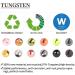 MUUNN Tungsten Slotted Beads 150pcs - 12 Colors/13 Sizes Fly Tying Materials - Black Nickel 4.0mm - Buy Online on SooperMarket.com