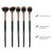 Fan Brushes Set for Highlighting and Blending - 5pcs - Buy Online on SooperMarket.com