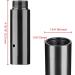 AW 45mm Dancing Pole Extension - 125mm Silver Black Color - Fitness Spinning Exercise Club - Buy Online on SooperMarket.com