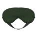 SSIMOO Hunter Green Floral Petals Pattern Sleep Mask-Adjustable Breathable Fashionable Eye Mask for A Comfortable Sleep Experience Black