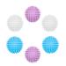 6 Pieces Tumble Dryer Balls Silicone Laundry Balls Anti-Tangle Reusable Washing Machine Balls for Home Washing Machine Quick Drying