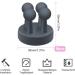 OSORD 8PCS Adhesive Hooks for Bathroom & Kitchen | No Drilling Toothbrush & Razor Holder Towel Clamps Key Hooks - Black - Buy Online on SooperMarket.com