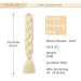 Gairyan Blond Jumbo Braids Extensions - 24 Synthetic Hair for Box Braids Afro Braid Extensions Bleached Blonde Kanekalon 1 Piece - Buy Online on SooperMarket.com