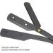 Foldable Manual Razor - Professional Straight Edge Razor with Acrylic Handle Stainless Steel Portable & Safe for Home Salon & Hairdresser - Buy Online on SooperMarket.com