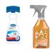 Dr. Beckmann Carpet Stain Remover | Removes New and Dried-in Stains | Includes Applicator Brush 650 ml & Astonish Peach Blossom Ready to Use Disinfectant Spray 550ml