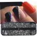 Nail Art Gems Flat Back Round Nail Rhinestones AB Mixed Nail Crystals for DIY Crafts 1Box nail art gems - Buy Online on SooperMarket.com