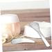 2-Piece Stainless Steel Spatula Set for Cosmetics - Ideal for Eye Cream Face Masks & Lotions - Buy Online on SooperMarket.com