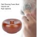 Plplaaoo Wooden Shaving Soap Bowl for Men - Artisan Shaving Shell with Lid | Premium Shaving Accessories for Soap & Cream - Buy Online on SooperMarket.com
