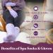 Purple Canyon Aloe Spa Sock and Glove Set | Overnight Moisturizing for Women and Men | Lavender Colored - Buy Online on SooperMarket.com