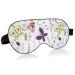 Haskirky Light Blocking Eye Mask Breathable and Adjustable Adult Men and Women Travel on Business Trips Yoga Meditation Light Smooth Comfortable Eye Mask Office Deep Sleep Goodies Butterfly Cartoon
