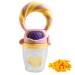 Buy Fruit Pacifier Feeding Silicone Teether | Safe Soft Silicone Feeder for Fruits & Vegetables - Shenrongtong Pink - Buy Online on SooperMarket.com