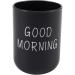 sunroot Home Bathroom Toothbrush Toothpaste Holder Round Washing Tooth Bowl PP Drinking Glass Tooth Mug Travel Camping Black