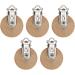 Cikonielf 5pcs Wood Pacifier Clips - 3cm Baby Pacifier Belt Holder & DIY Accessories for Teething - Buy Online on SooperMarket.com