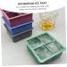 MAGICLULU 2pcs Silicone Ice Tray Mini Refrigerator Silicone Tray Cake Ice Making Mold Chocolate Candies Whisky 11.4X11.4CM Green - Buy Online on SooperMarket.com