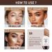 Bronzing Drops for Face & Body | Liquid Glow Illuminator | Waterproof Shimmer Oil | Nourishing Champagne Highlighter - Buy Online on SooperMarket.com