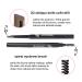 24 Reusable Eyebrow Template Set with Eyebrow Pen - Perfect for Beginners & Professionals | Brown Eyebrow Pencil Included - Buy Online on SooperMarket.com