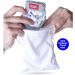 Nuby Soothing Teething Mitten 2 Pack with Hygienic Travel Bag - Blue - Buy Online on SooperMarket.com