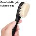 Barber Fade Brush Set - 2 Pieces Soft Beard Brush and Neck Duster with Wooden Handle for Hair Cutting Kits - Buy Online on SooperMarket.com