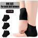 Jootuepo Gel Socks - 3 Pairs Soft Open Toe Heel Socks for Cracked Skin - Foot Care Treatment (Black) - Buy Online on SooperMarket.com