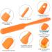 Bubuyun 8-Piece Non-Stick Wax Silicone Spatula Set | Reusable Hair Removal Applicators with Hooks | Ideal for Mixing & Scraping - Buy Online on SooperMarket.com