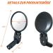 Homieway HD Convex Bicycle Mirror for E-Bikes - 360 Rotatable & Foldable - Universal Handlebar Mirror for 16-22mm Bars - Buy Online on SooperMarket.com