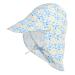 LACOFIA Baby Sun Protection Beach Hat Toddler Super Soft Adjustable Flap Cap Kids Summer Visor Cap 6-18 Months A-Sunny