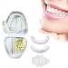 Flipped warm 1 pair of veneers teeth at the top and bottom teeth for plugging in with box braces artificial teeth false teeth Temporaries for men and women