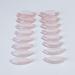 Libeauty Eyelash Lift Pads Reusable Super-sticky Lash Perm Rods 8 Pairs Silicon Pads Shell Shape Eyelash Lifting Shield DIY Use at Home or Salon Lash Curling Tool