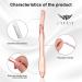 Dermaplane Razor Kit - Reusable Handle & 5 Blades for Facial Hair Removal Eyebrow Shaping & Exfoliation - Rose Gold - International Shipping - Buy Online on SooperMarket.com
