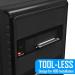 Kingwin Universal Hot Swap Mobile Rack for 2.5 or 3.5 SSD/HDD - Tray-Less SATA Backplane Enclosure - Buy Online on SooperMarket.com