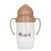 Any angle straw sippy cup | ZoLi BOT 2.0 weighted straw sippy sandstone tan  most loved training sippy cup  toddler transition straw cup  sippy cup with handles