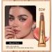 Go Ho Liquid Blush Makeup Cream Blush Beauty Wand | Peach Pink Blush | Natural Finish, Blendable Formula | Cushion Applicator | Contouring & Concealing | Super Silky Cream Blush Stick - Buy Online on SooperMarket.com