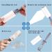 Omtofo 15 Roll Lint Roller - Extra Sticky 900 Leaves for Pet Hair Clothing & Sofa - 10cm Sturdy Handles - Buy Online on SooperMarket.com
